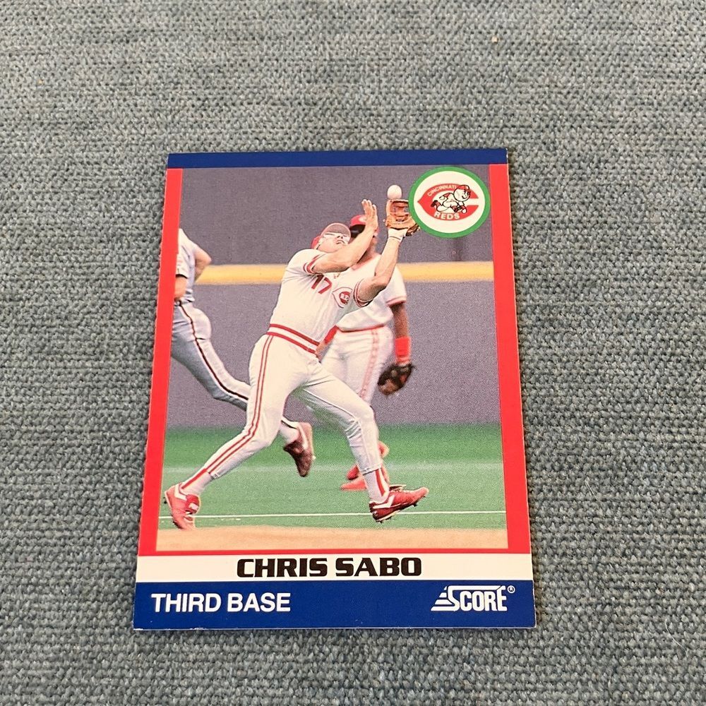 1991 Score Cincinnati Reds Baseball Card Trading Card